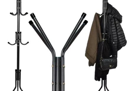 Ruhhy - Staande Hanger - 170cm Hoog - 12 Haken - 3 Ophangniveaus - MBDeals.nl