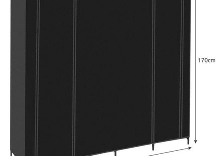 Ruhhy - Stoffen Kledingkast - Opvouwbaar - Afmetingen 170x170 Cm - MBDeals.nl