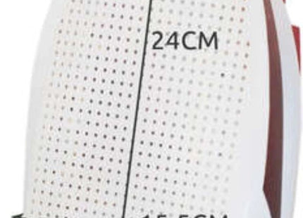 Ruhhy - Strijkijzerhoes - 24,3x15,5cm - Voorkomt Vastkleven en Verbranden - Vormaanpassend Materiaal - Wit - MBDeals.nl