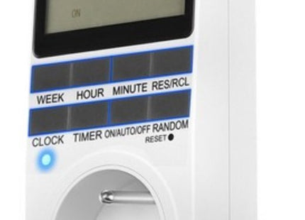 Ruhhy tijdschakelaar digitaal met weekprogramma en display 16A 230V wit - foto 7