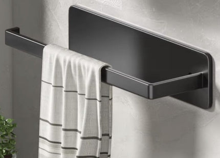 Ruhhy - Toiletrolhouder - Met Dubbelzijdige Tape - Zonder Boren - Robuuste Metalen Constructie - MBDeals.nl