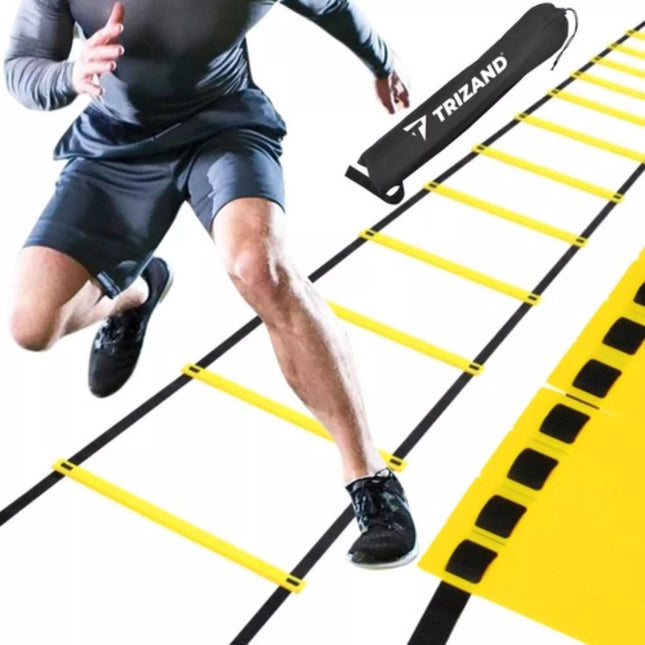 Ruhhy - Trainingsladder - 6 Meter - 12 Treden - Inclusief Draagtas - MBDeals.nl