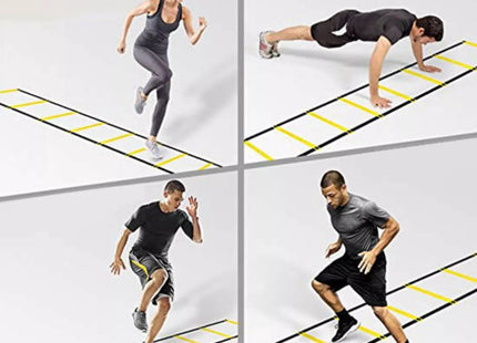 Ruhhy - Trainingsladder - 6 Meter - 12 Treden - Inclusief Draagtas - MBDeals.nl