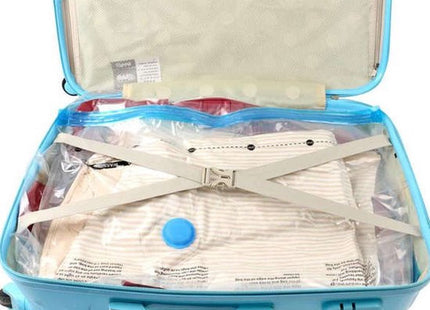 Ruhhy - Vacuumzakken Set van 15 - Herbruikbaar - 3 Maten - Transparant/Blauw - MBDeals.nl