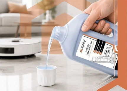 Ruhhy vloerreiniger robotstofzuiger 1 liter concentraat laag schuimend voor dweilrobots - MBDeals.nl
