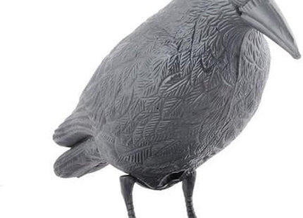 Ruhhy vogelverschrikker kraai zwart 38 cm met ophanghaak voor tuin en balkon - foto 3