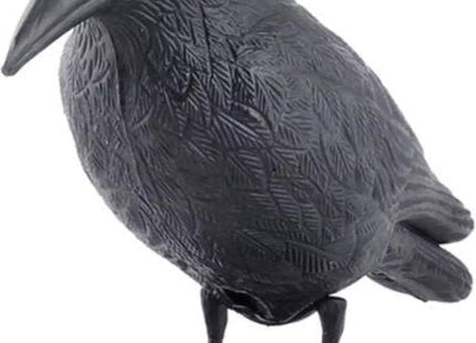 Ruhhy vogelverschrikker kraai zwart 38 cm met ophanghaak voor tuin en balkon - foto 7
