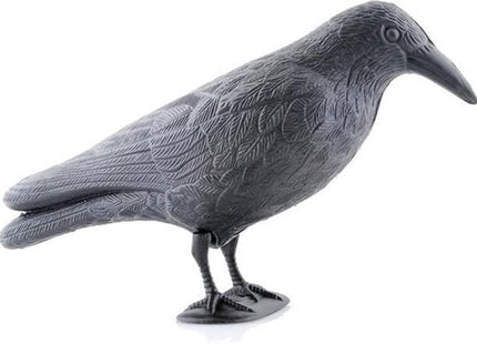 Ruhhy vogelverschrikker kraai zwart 38 cm met ophanghaak voor tuin en balkon - foto 4
