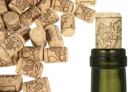 Ruhhy - Wijnkurken - 100 Stuks - Duurzaam Kurkhout - Optimaal Afdichten - MBDeals.nl