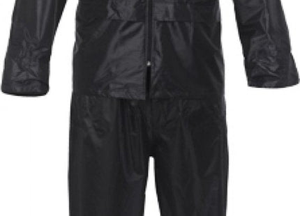 Satexo - Regenpak - XXL Formaat - Capuchon met Koord - Donkerblauwe Kleur - MBDeals.nl