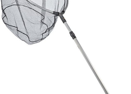 Schepnet XL telescopisch 95 tot 155 cm met aluminium frame, grijs