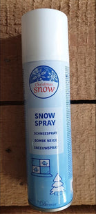 Sneeuwspray onbrandbaar 150 ml, witte spuitsneeuw voor ramen en spiegels - MBDeals.nl