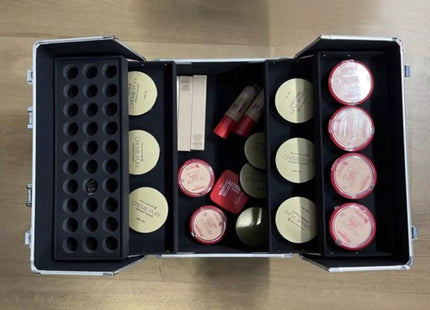 Soulima - Cosmetica Koffer - XL Formaat - Afsluitbaar met Sleutel - Met Planken & Nagellak Organizer - MBDeals.nl