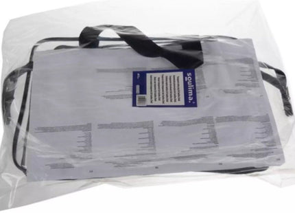Soulima - Doorzichtige Toilettas Set - Waterdicht - 3 Maten (S/M/L) - Grote Toilettas met Handvatten - MBDeals.nl