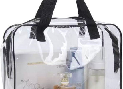 Soulima - Doorzichtige Toilettas Set - Waterdicht - 3 Maten (S/M/L) - Grote Toilettas met Handvatten - MBDeals.nl