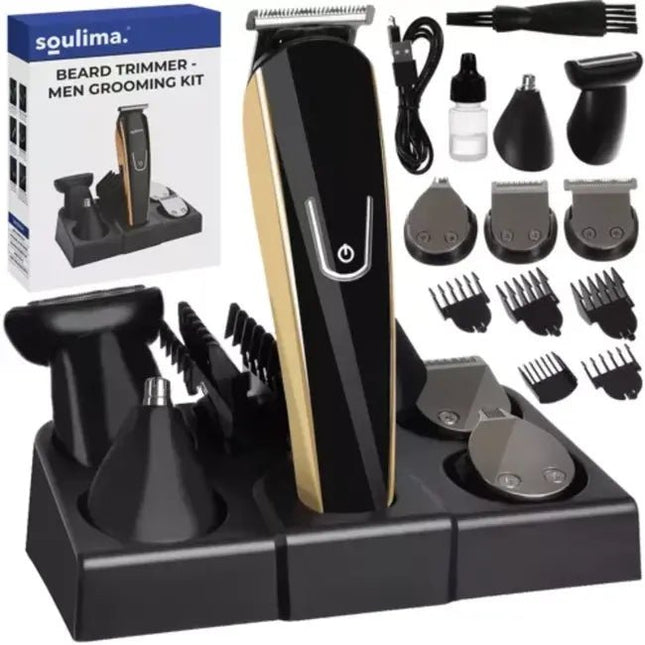 Soulima - Haartrimmer - Multifunctioneel - Complete Set - Tot 60 Minuten op Accu - MBDeals.nl