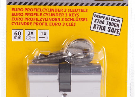 Stahlex - Cilinderslot - Aluminium - Dubbele Cilinder - Inclusief 3 Sleutels - MBDeals.nl