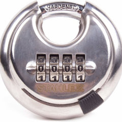 Stahlex - Discus Slot met Cijferslot - RVS - Ø 70 mm - Instelbare Cijfercombinatie - MBDeals.nl