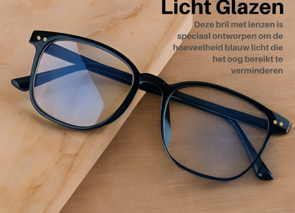 STEGGER - Anti - Bluelight bril Blauw Licht Bril - Blauw Licht Bril Zonder Sterkte - Blue Light Glasses - Beeldschermbril - MBDeals.nl