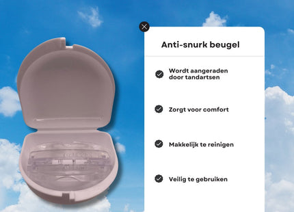 STEGGER - anti snurk beugel - Mondstuk voor het slapen - Anti Snurk - Snurkbeugel - MBDeals.nl