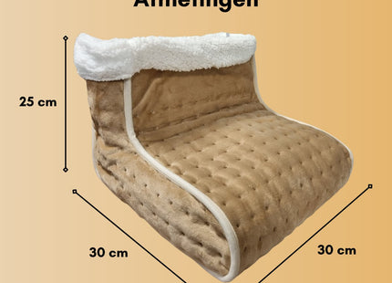 STEGGER - Elektrische Voetenwarmer - Voetenwarmers - Voetenwarmer Elektrisch - Voetenwarmer Elektrisch - Bruin - MBDeals.nl