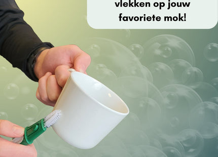 STEGGER - Flessenborstel - Multifunctionele schoonmaak borstel - Schoonmaak borstel - 3 - 1 borstel - MBDeals.nl