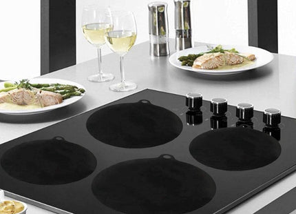STEGGER - Inductie Beschermingsmatjes - Set van 4 - Antislip - 22cm Diameter - MBDeals.nl