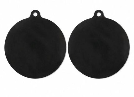 STEGGER inductiemat beschermer kookplaat rond 22 cm siliconen zwart 4 stuks