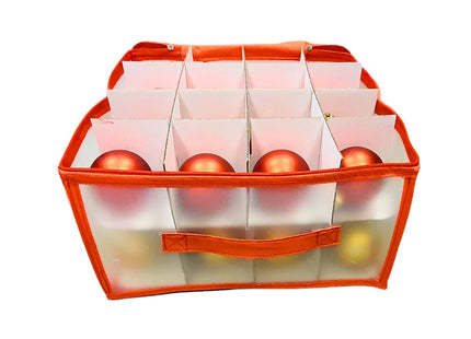 STEGGER - Kerstballen Opbergbox - Kerstballen Organizer - Kerstballenbox - Kerst Opbergdoos - Kerstballen opbergbox - Vakjesdoos - Kerst Opbergbox - Ruimte voor 32 Kerstballen - MBDeals.nl