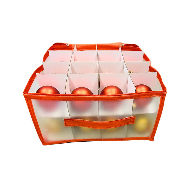 STEGGER - Kerstballen Opbergbox - Kerstballen Organizer - Kerstballenbox - Kerst Opbergdoos - Kerstballen opbergbox - Vakjesdoos - Kerst Opbergbox - Ruimte voor 32 Kerstballen - MBDeals.nl