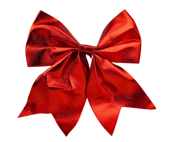 Rood satijnen kerstboomstrikken, set van 10 Merry Christmas-draadlint - België