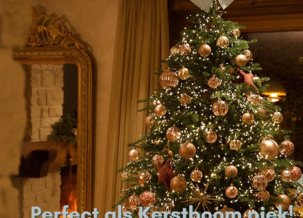 Stegger - Kerststrik - Velvet Goud - Sterk Polyester - Kerstboom Piek - MBDeals.nl