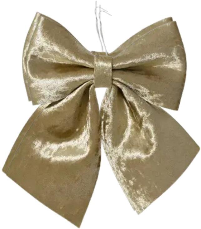 Stegger - Kerststrik - Velvet Goud - Sterk Polyester - Kerstboom Piek - MBDeals.nl