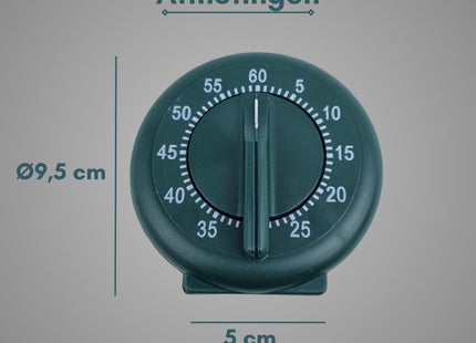 STEGGER - Kookwekker - Kookwekker Analoog - Kookwekker Mechanisch - Kookwekkers - Groen - MBDeals.nl