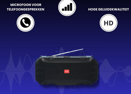 STEGGER - Noodradio - Radio - Speaker - Muziek - Zaklamp - MBDeals.nl