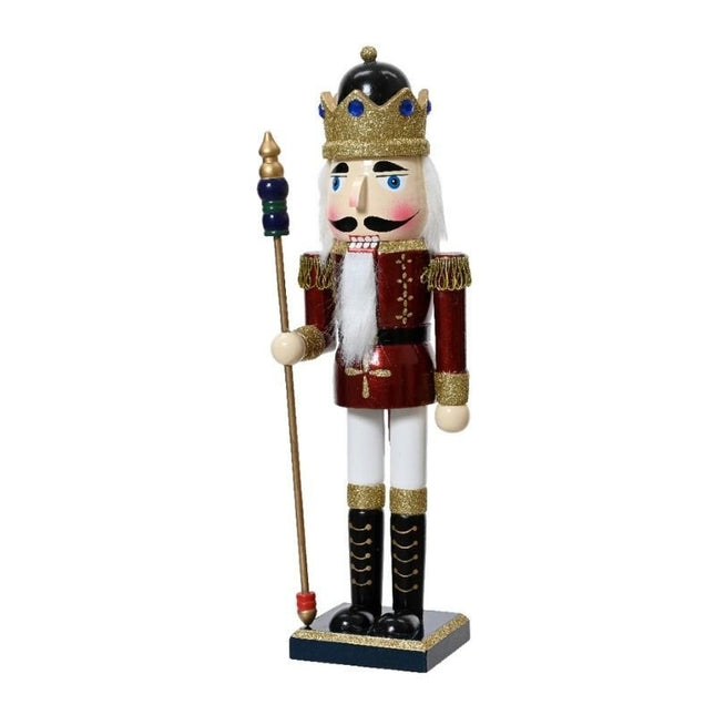 Stegger - Notenkraker Kerstdecoratie - 100% Vurenhout - 50 Cm Hoog - Robuust Voetstuk - MBDeals.nl