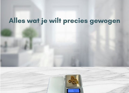 STEGGER precisie weegschaal 0,01 gram tot 300 gram met tarra- en telfunctie - MBDeals.nl