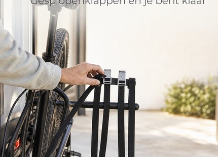 STEGGER spanbanden zwart met metalen gesp voor fiets en caravan, 40 cm, 8 stuks - foto 6