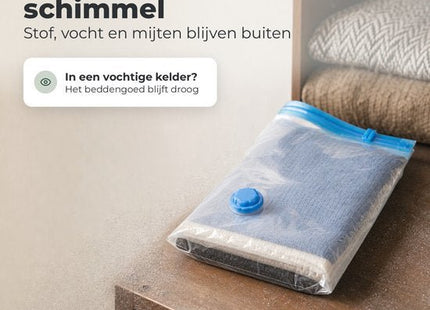 STEGGER vacuumzakken kleding en beddengoed, 110 x 80 cm, 2 stuks - foto 2