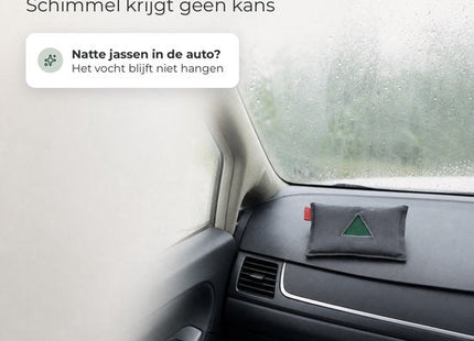 STEGGER vochtvreter auto herbruikbaar met silicagel en vochtindicator, grijs, 2 stuks - foto 7