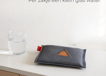 STEGGER vochtvreter auto herbruikbaar met silicagel en vochtindicator, grijs, 2 stuks - foto 3