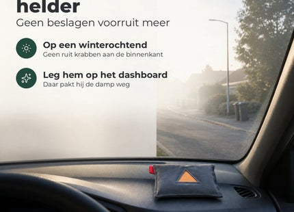 STEGGER vochtvreter auto herbruikbaar met silicagel en vochtindicator, grijs, 2 stuks - foto 6