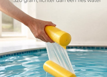STEGGER waterhangmat voor volwassenen, opblaasbaar, geel, 80 x 128 cm, 2 stuks - foto 5