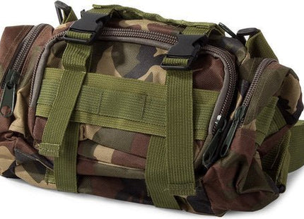 Tactical backpack 48,5 liter met 2 afneembare niertassen in camouflage groen - foto 4