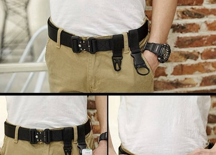 Tactical Belt - Militaire Riem - Verstelbaar - Outdoor Sport - Lengte 125 cm - MBDeals.nl