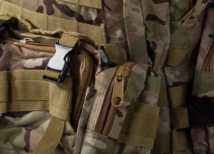 Tactische rugzak 48,5 liter in camouflage met afneembare niertas - foto 3