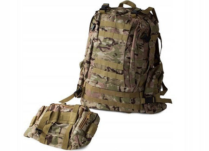 Tactische rugzak 48,5 liter in camouflage met afneembare niertas - foto 4