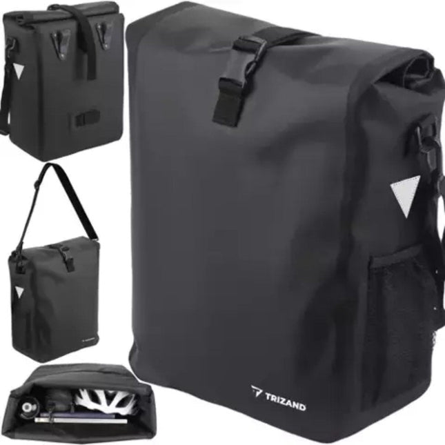 Trizand - Fietstas - 15 Liter Inhoud - Met Afneembare Schouderriem - Extra Reflectoren - MBDeals.nl