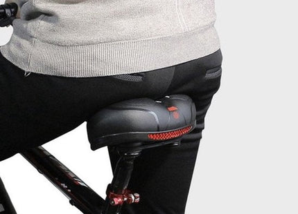 Trizand fietszadel met vering en ventilatieopening, zwart, voor heren en dames - MBDeals.nl
