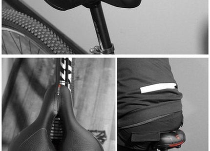 Trizand fietszadel met vering en ventilatieopening, zwart, voor heren en dames - MBDeals.nl